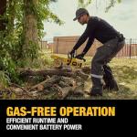 DEWALT 20V MAX 12" Cordless Chainsaw Kit with Battery and Charger Included (DCCS621P1)