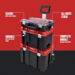 CRAFTSMAN VERSASTACK 17.126-in Metal Wheels Lockable Tool Box