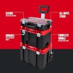 CRAFTSMAN VERSASTACK 17.126-in Metal Wheels Lockable Tool Box