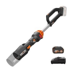 WORX Nitro WG543 20V Cordless Leaf Blower, Electric Blower with 410CFM & 130MPH, Blowers for Lawn Care with 3.8 Lbs, Battery & Charger Included