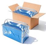 FITHOIST Metal Cantilever Tool Box, 3-Tier 5 Tray Fold Out Stainless Steel Tool Box with Handle, 14" Stack-able Portable Tool Storage Box Organizers Chest for Household Factory Warehouse Repair Shop