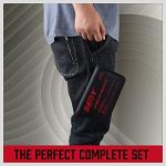 Premium Midget Wrench Set - 22-Piece Mini Combination Wrench Set Metric & SAE Ignition Wrench Sets 4-10mm & 5/32'' to 7/16'' Lightweight Small Carry Pouch