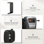 Giraffe Tools Grandfalls Retractable Pressure Washer G20, 2500 PSI 2.2 GPM, Wall Mounted with 65FT Hose Reel, 4 Nozzles for Floor/Cars/Fences/Patios, Dark Silver Case with Grey Pressure Hoses