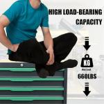 Griplier 7-Drawers Professional Tool Cart Cabinet,Rolling Tool Chest with Double Shelves,Wood Workbench,Brake Wheels,51.1W x 18.9D x 32.3H inches for Garage, Workshop, or Outdoor Use(7 Drawers)