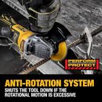 DEWALT 20V MAX* XR Brushless Cordless 4-1/2 in. - 5 in. Variable Speed Paddle Switch Grinder (Tool Only) (DCG410VSB)