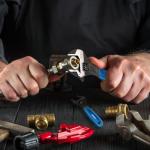 SHALL 3-Piece Adjustable Wrench Set, 10/8/6 Inch Cr-V Steel Wrench with Cushion Grip, Wide Jaw Black Oxide Wrench with Laser-etched SAE Scales for Home, Garage, Workshop and DIY, Dark Blue