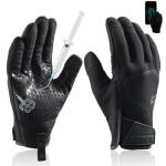 TAILI Level 3 Needle, Level 5 Puncture Resistant Work Gloves for Gardening, Touchscreen, Breathable, Grip Enhanced A7 Cut Resistant Safety Gloves, Black, XL, 1 Pair