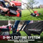 PowerSmart EasyCut™ 18-in. 144cc Push Gas Lawn Mower with 3-in-1 Cutting System, Compact & Lightweight