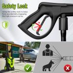 Pressure Washer, Power Washer with 4 Quick Connect Nozzles 1 Foam Cannon, High Pressure Cleaning Machine for Cars/Fences/Driveways/Patios/Farms/Home Cleaning