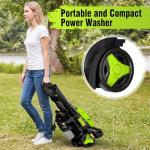 Pressure Washer, Power Washer with 4 Quick Connect Nozzles 1 Foam Cannon, High Pressure Cleaning Machine for Cars/Fences/Driveways/Patios/Farms/Home Cleaning
