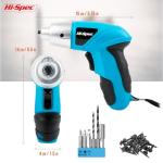Hi-Spec Small Electric Screwdriver, Mini Drill Set, Rechargeable 3.6V Cordless Screwdriver with 26 Driver Bits, Power Tool for Small Projects & Home Use, Blue
