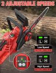 14 Inch Brushless Electric Chainsaw Cordless for Milwaukee M18 18V Battery, Power Chain Saws with Auto Oiler, Low Kickback, Chain Saw Battery Powered for Tree Trimming, Storm Clean-Up,Firewood Cutting