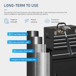 CMFYDAILY 5-Drawers Black Tool Chest, 2-in-1 Mechanic Rolling Tool Box Removable Lockable Tool Storage Cabinet, Metal Tool Cart with Drawers and Wheels for Garage, Workshop