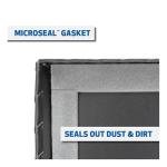 UWS EC10313 63-Inch Matte Black Heavy-Wall Aluminum Angled Truck Tool Box with Low Profile, RigidCore Lid