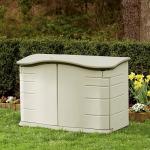 Rubbermaid Outdoor Resin Storage Box - Olive Stone