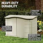 Rubbermaid Outdoor Resin Storage Box - Olive Stone