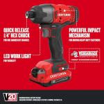 CRAFTSMAN V20 MAX Cordless Drill and Driver Kit