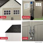 Rubbermaid Outdoor Storage Shed, 2.2 x 2.1 m