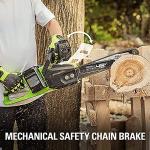 Greenworks 48V 40.6cm Cordless Chainsaw with Batteries