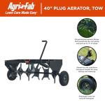 Agri-Fab 40" Tow Behind Lawn Plug Aerator