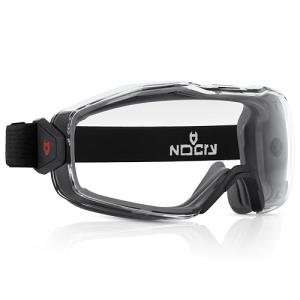 NoCry Safety Goggles Over Glasses with Extreme Impact Resistance — ANSI Z87.1 Certified Eye Protection with Anti-Fog, Anti-Scratch and UV380 Lenses — Adjustable Strap — Ideal for the Chemistry Lab