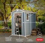 Keter Manor Resin Garden Storage Shed Set