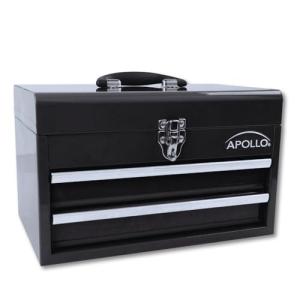 Apollo Tools 14-Inch Heavy-Duty Steel Tool Box