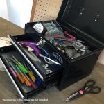 Apollo Tools 14-Inch Heavy-Duty Steel Tool Box