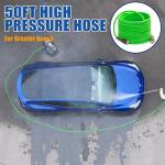 TOOLCY 3400 PSI Gas Pressure Washer, 2.8 GPM Gas Powered Power Washer with Soap Tank, Reinforced Pump & 212cc OHV Engine, 35 FT Pressure Hose, Quick Connect Swivel Pressure Gun, 5 Nozzles for Homes