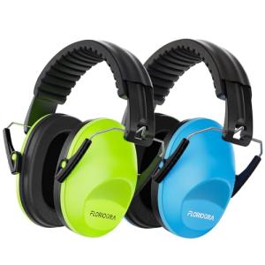 Floriogra 2 Pack Noise Canceling Headphones for Kids, Kids Ear Protection Earmuffs for Autism, Toddler, Children, Noise Cancelling Sound Proof Earmuffs/Headphones for Concerts, Air Shows, Fireworks