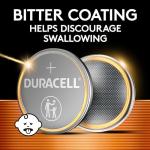 Duracell 2032 Lithium Battery. 1 Count Pack. Child Safety Features. Compatible with Apple AirTag, Key Fob, and other devices. CR2032 Battery Lithium Coin Battery. CR Lithium 3V Cell