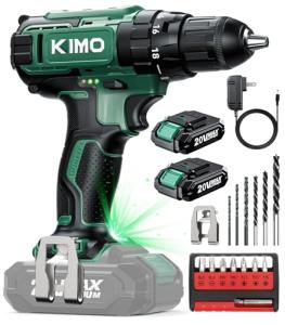 Cordless Hammer Drill Kit with Screw Bits