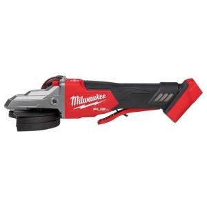 Milwaukee M18 FUEL 18-Volt Lithium-Ion Brushless Cordless 5 in. Flathead Braking Grinder with Paddle Switch No-Lock (Tool-Only)