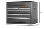 WEN 26-Inch Premium Tool Chest with Heavy Duty 21-Gauge Powder-Coated Steel Construction (GG261T)