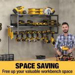 YYR Heavy Duty Power Tool Organizer with Charger