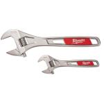 2-Piece Adjustable Wrench Set, 150mm & 250mm