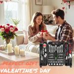 TLGREEN 95 Piece Tool Set, Tool Kit, Mechanics Tool Set, Portable Toolbox with Adjustable Wrench Pliers Socket Bits, with Plastic Toolbox, for House Apartment Garage (Red)