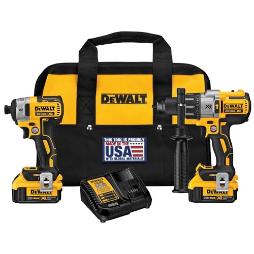 DEWALT 20V MAX Hammer Drill & Impact Driver Combo