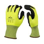 Malta Dynamics Safety Work Protective Gloves – Mens Work Gloves with ANSI Cut Level A5 Protection, Touchscreen Compatible, OSHA and ANSI Compliant (Large, 12 Pair)