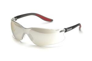 Elvex Delta Plus WELSG14GIO - Xenon Grey Lens Anti-Fog Safety Glasses, Black Frame, Mirror Polycarbonate Lens, Lightweight Design for Enhanced Vision and Eye Protection at Work