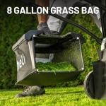 Litheli 18-inch 40V Brushless Lawn Mower for Garden Yards, Lightweight Cordless Lawn Mower Battery Powered with 6-Position Height Adjustment, 2x4.0Ah Battery Include