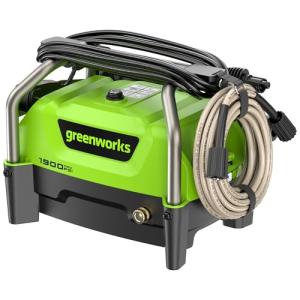 Greenworks 1900 PSI (SGS Certified) 1.2 GPM 13Amp Portable Compact Electric Pressure Washer, Power Washer for Cars, Driveways, Patios, Patio Furniture & Around Pools