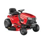 CRAFTSMAN 42" Gas Riding Lawn Mower with 17.5 HP* Briggs and Stratton Single-Cylinder Engine, Gas Lawn Tractor with 7-Speed Transmission, Red/Black (13AN77XSA93)