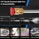 Imdot 5000PSI Electric Pressure Washer 2026 2.8GPM High Power Washer with 4 Pressure Nozzle and Soap Bottle for Home, Car Washing, Fence Cleaning, Patio (Blue)