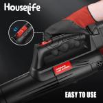 Ultra-Lightweight Cordless Leaf Blower Compatible with Milwaukee M18 Battery (Tool Only) - 400 CFM / 130 MPH, Battery Powered Handheld Blower for Quick Yard, Patio, Garage Cleanup