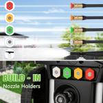 Imdot 5000PSI 4.0GPM Heavy Duty Electric Pressure Washer with 33 FT Extension Hose, 4 QCNozzles and 500ml Foam Cannon for Cars/Fences/Driveways/Patios/Home Cleaning, Deep Green