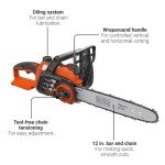 BLACK+DECKER 40V MAX Cordless 12-Inch Chainsaw
