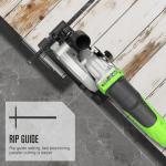 GALAX PRO 710W Mini Circular Saw 3 Pcs Saw Blades (115mm), 5200RPM Electric Circular Saw,1-2/3''(90°)/1''(45°) Cutting Depth, Portable and Compact for Wood/Metal/Plastic