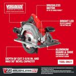 CRAFTSMAN V20 RP Cordless Circular Saw, 7-1/4 inch, Bare Tool Only (CMCS551B)