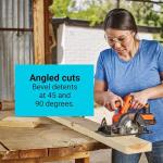 BLACK+DECKER 20V 5-1/2" Cordless Circular Saw, Bare Tool Only (BDCCS20B)